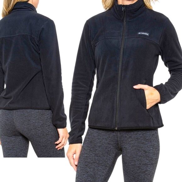 COLUMBIA Sportswear Ali Peak Fleece Jacket Black Size 2X NWT - Picture 1 of 7